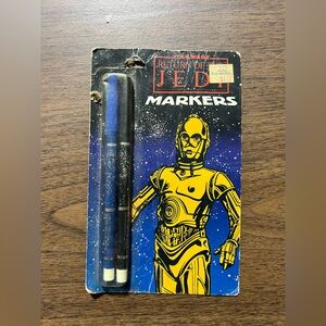 Return Of The Jedi Markers- C3po Cover Butterfly 1983 New Sealed